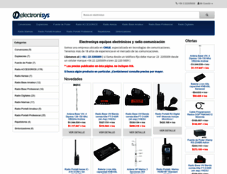 electronisys.cl screenshot
