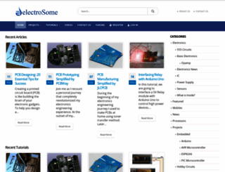 electrosome.com screenshot