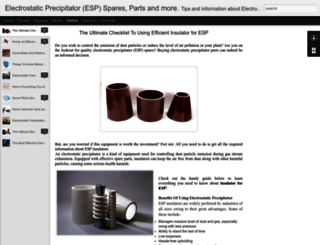 electrostaticprecipitatorservices.blogspot.com screenshot