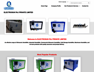 electrosunhumidifier.com screenshot