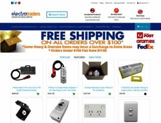 electrotraders.com.au screenshot