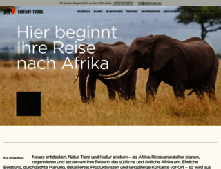 elefant-tours.de screenshot