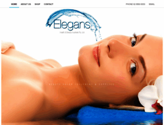 elegans.com.au screenshot