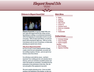 elegantsounddjs.com screenshot
