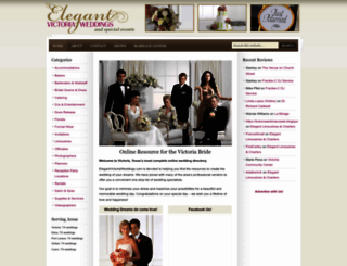 elegantvictoriaweddings.com screenshot