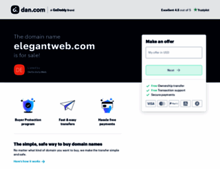 elegantweb.com screenshot
