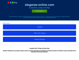 eleganze-online.com screenshot