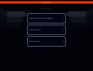 elektro-crpalke.si screenshot