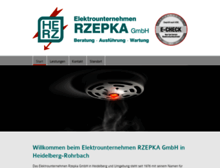 elektro-rzepka-heidelberg.de screenshot