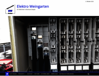 elektro-weingarten.de screenshot