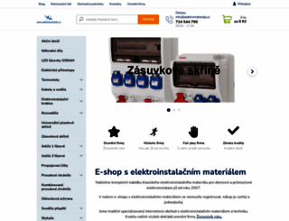 elektromaterialy.cz screenshot