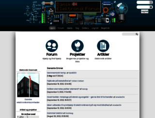 elektronik-forum.dk screenshot
