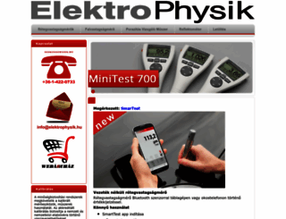 elektrophysik.hu screenshot
