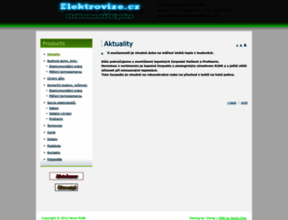 elektrovize.cz screenshot