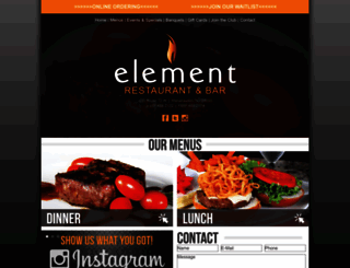 element-restaurant.com screenshot
