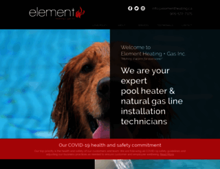 elementheatingandgas.ca screenshot
