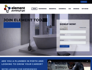 elementplumbing.com.au screenshot