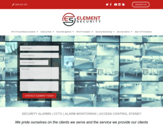 elementsecurity.com.au screenshot