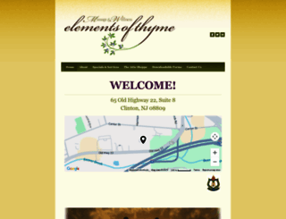 elementsofthyme.com screenshot