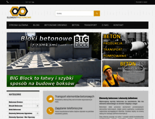 elementybetonowe.pl screenshot