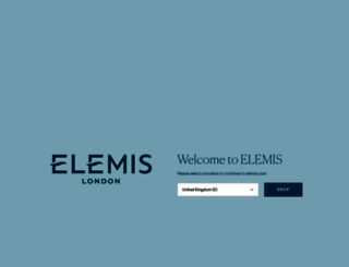 elemis.com screenshot