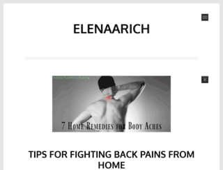 elenaarich.com screenshot