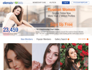 elenamodels.com screenshot