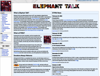 elephant-talk.com screenshot