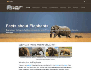 elephant-world.com screenshot