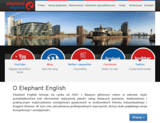 elephantenglish.pl screenshot