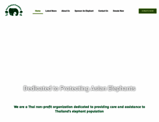 elephantnaturefoundation.org screenshot