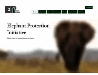 elephantprotectioninitiative.org screenshot