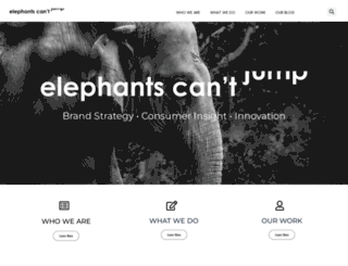 elephantscantjump.com screenshot