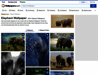 elephantsforever.co.za screenshot