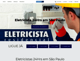 eletricista24hs.net screenshot