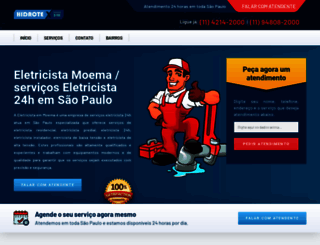 eletricistamoema.com screenshot