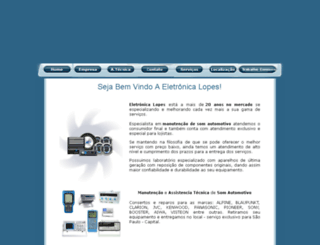 eletronicalopes.com.br screenshot