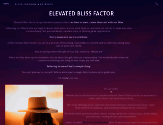 elevatedblissfactor.com screenshot