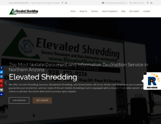 elevatedshredding.com screenshot