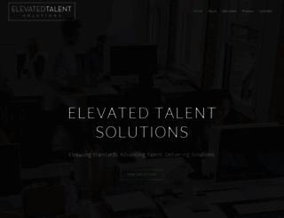 elevatedtalentsolutions.com screenshot