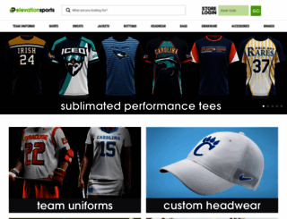 elevationsports.com screenshot
