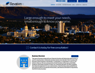 elevationtax.com screenshot
