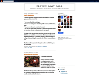 elevenfootpole.blogspot.com.au screenshot