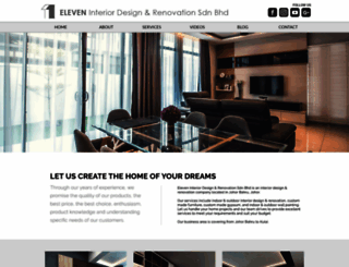 eleveninterior.com.my screenshot