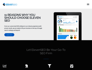elevenseo.com screenshot