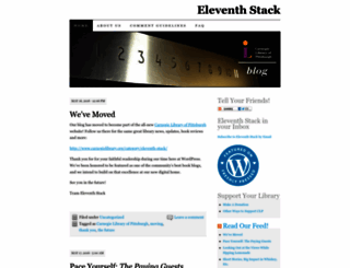 eleventhstack.wordpress.com screenshot