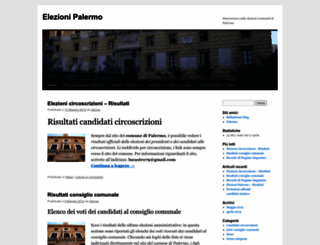 elezionipalermo.wordpress.com screenshot