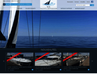 elg-yachts-diffusion.com screenshot