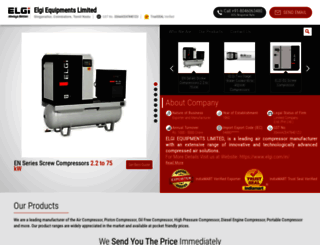 elgiequipments.net screenshot