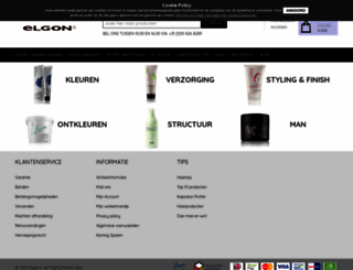 elgon-cosmetics.nl screenshot